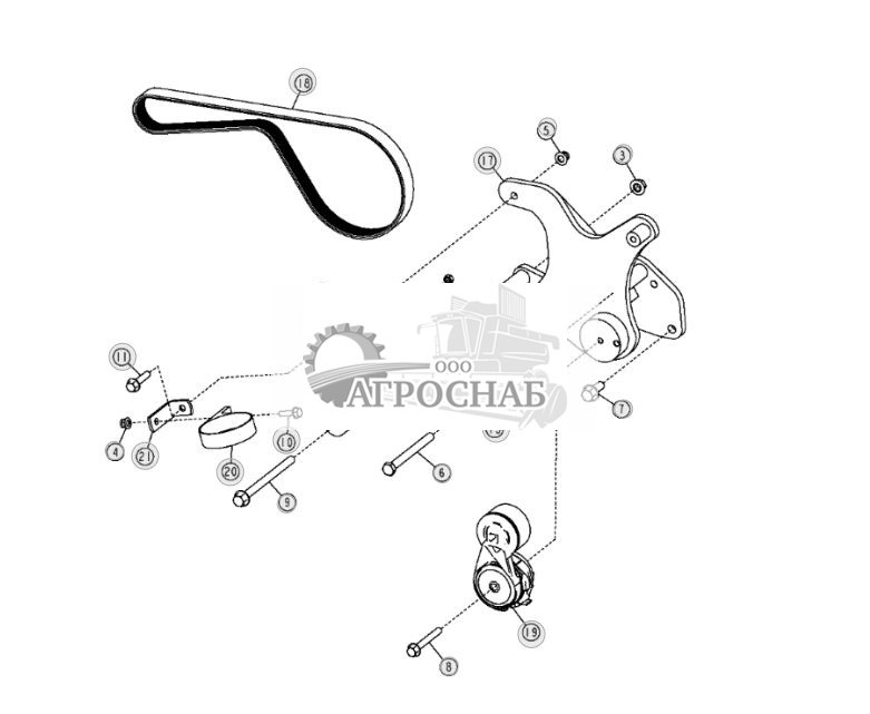 Генератор переменного тока (80 А) (без кондиционера) (двигатель 6081HT006) - ST10603 285.jpg